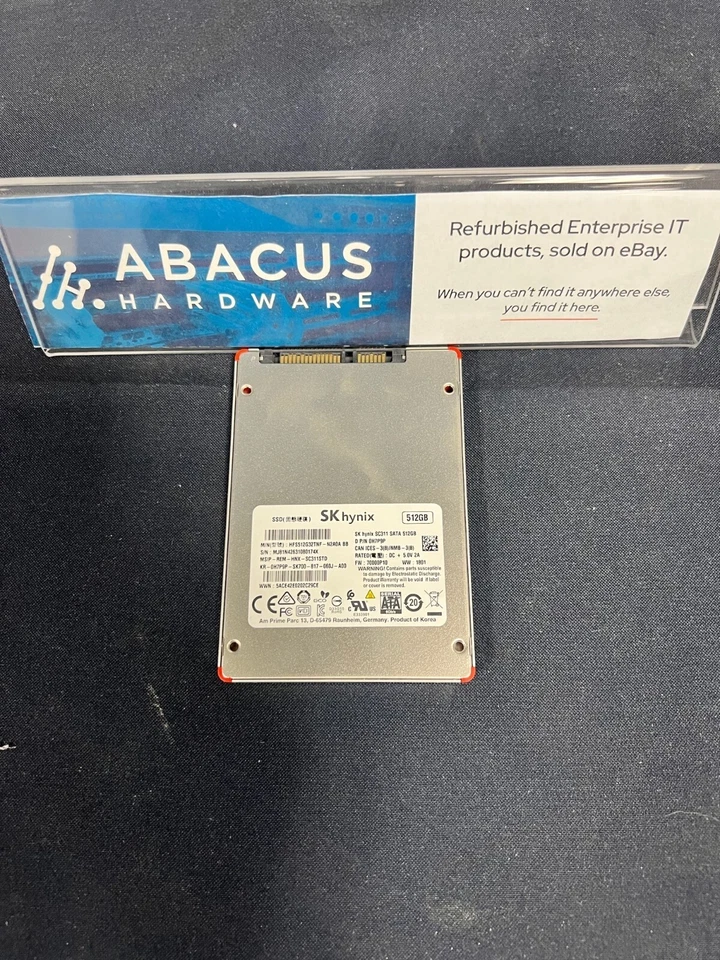SK Hynix 0H7P9P 512GB SSD 2.5" SATA Model: HFS512G32TNF-N2A0A DP/N: H7P9P - Image 1 of 1