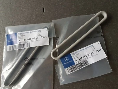 Cinto de segurança traseiro Mercedes-Benz C124 W140 W220 C208 roseta A1246950059 (conjunto de 2) - Imagem 1 de 2