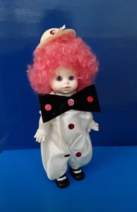 "CECCON" Bambola vintage Clown "Zuccherino", anni 80, altezza 20 cm. - Foto 1 di 11