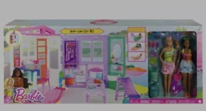 Barbie Holiday Fun Sommer Strandhaus Puppen und Zubehör Neu im Karton - Bild 1 von 1