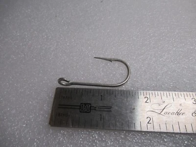 Mustad 9510X3T SIZE 4/0 25 PCS Open Eye Siwash Salmon Hook Stock BULK PACKED - Image 1 of 3