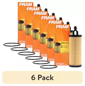 (6 pack) FRAM Extra Guard Oil Filter, CH11665, 10K Miles, Replacement Oil Filter - Picture 1 of 11