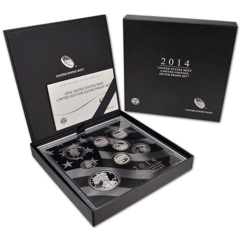 2014 US Mint Limited Edition Silver Proof Set in OGP Cover