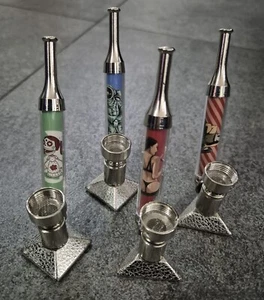"STAND UP" METALL PUR PURE PFEIFE PIPE 100MM HOCH + 1X SIEB STEHEND NEU NO GLAS - Bild 1 von 2