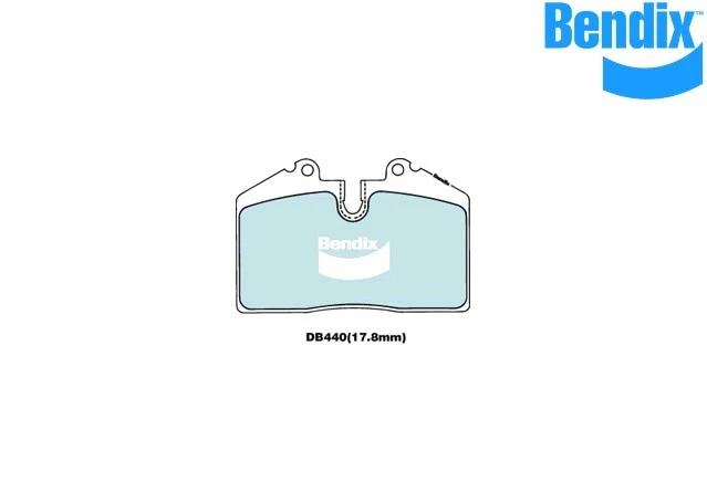 Bendix Brake Pad GEN CT For Porsche 911 89-94 3.6 Carrera 4 184kw CV DB440 GCT - Изображение 1 из 1