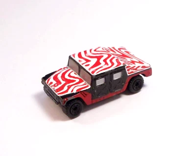 Matchbox 1998 Humvee rosa y blanco Foto 1 de 4