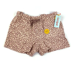 Pantalones Cortos Niñas Talla 4/5 XS Cordón Pantalones Cortos para Sudar Color Leopardo Nuevos con Etiquetas Cat & Jack - Imagen 1 de 3