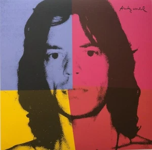 1980s Andy Warhol Signed Limited Edition Lithograph - Mick Jagger - Picture 1 of 5