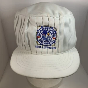 Vintage Gladstone’s Universal Hollywood Chef Style Baseball Hat Cap USA White - Picture 1 of 8