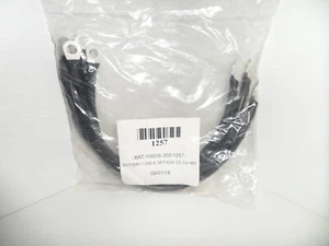 ⭐NEW IN BAG⭐EZ GO Golf Cart Battery Cable Set 6-GA EZ 94-UP 1257 Negative BLACK - Picture 1 of 8