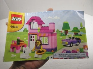 LEGO 4625 Friends 2012 ladrillos y más rosa caja de ladrillos solo manual de instrucciones - Imagen 1 de 3
