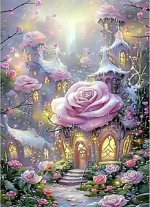 Diamond Art Kits for Adults, Rose 5D Diamond Painting Kits for Beginner DIY Gem - Picture 1 of 7
