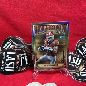 Brock Bowers 2023 Bowman Chrome University Ramblin Man Insert RC #RM-1