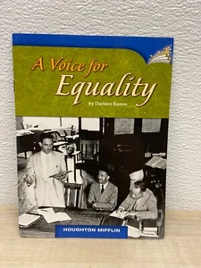 Houghton Mifflin A Voice For Equality Kids Educational Book By Darleen Ramos - Picture 1 of 6