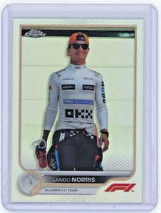 2022 Topps Chrome Formula 1 #36 Lando Norris Refractor - Imagen 1 de 2