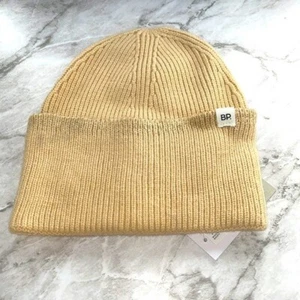 NEU BP Creme Glitzer Strick Ripp Beanie - Bild 1 von 2