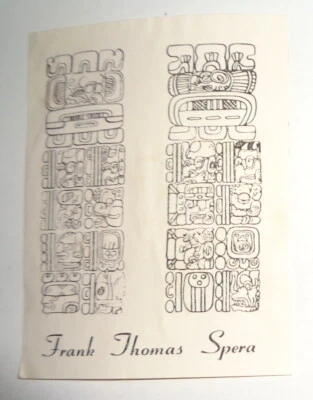 Frank Thomas Spera - Ex Libris Bookplate Foto 1 de 2