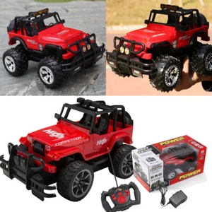 1/16 Red 4WD RC Truck Off-Road Remote Control Utility Vehicle Kids Toy Car Gift - Picture 1 of 12