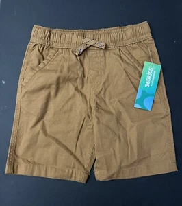 365 Kids Garanimals Boys Size 5 Woven Stretch Shorts • Brown - Picture 1 of 2
