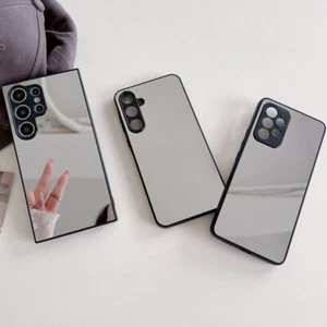 Slim Mirror Soft Silicone Case For Samsung S24 S23 S22 Ultra A55 A15 A54 Cover - Picture 1 of 7