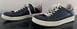 Tommy Hilfiger Sneaker Herren 10,5 Leder Navy Preppy Turnschuhe Freizeitschuhe - Bild 1 von 7