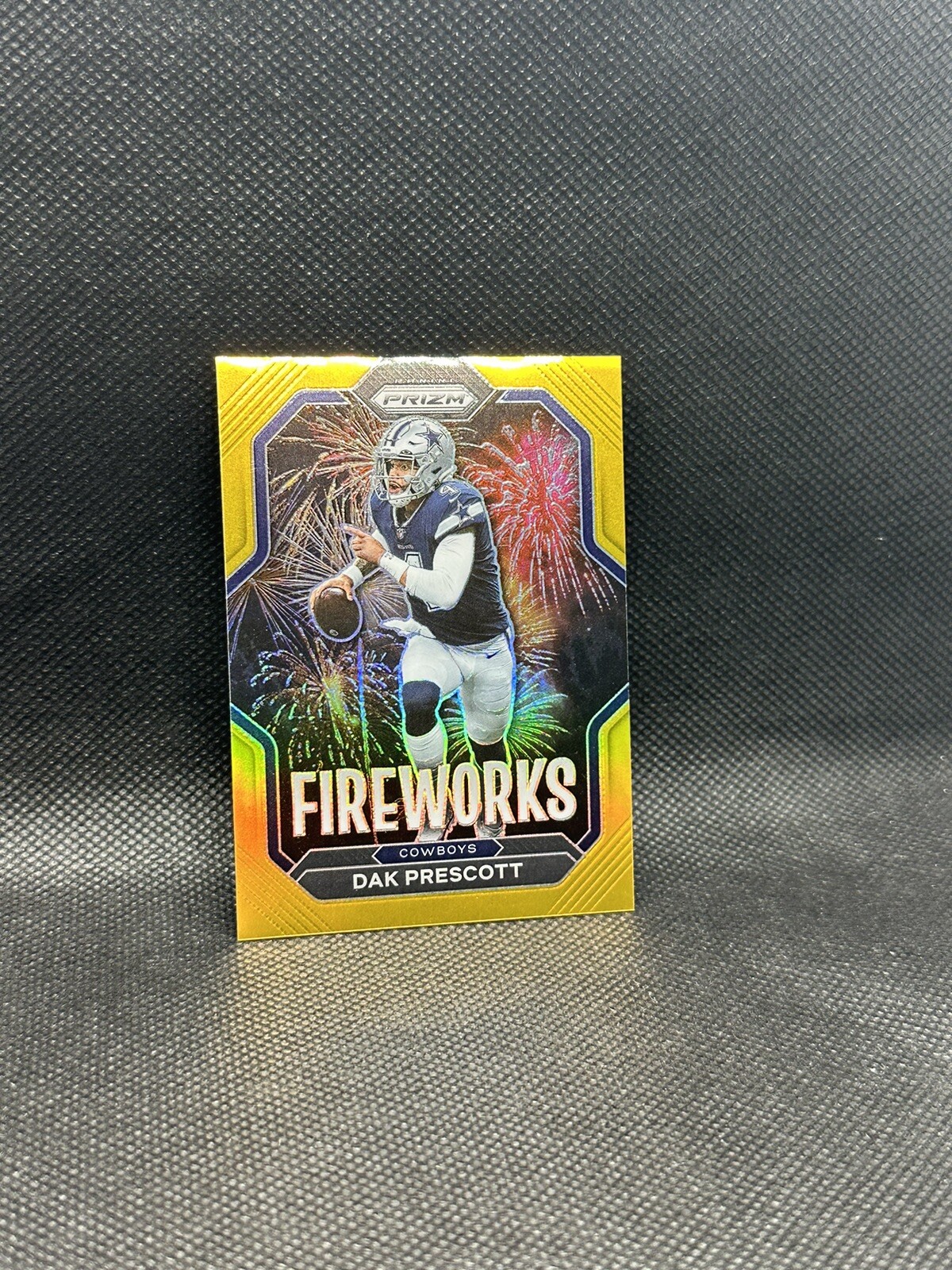 2022 Panini Prizm GOLD Dak Prescott Fireworks /10