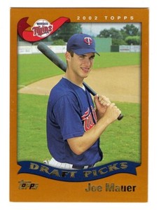 2002 Topps Draft Picks Joe Mauer #622 Minnesota Twins Rookie Baseball Card RC