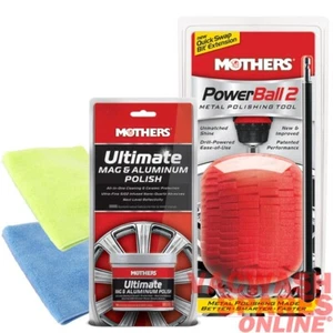 HERRAMIENTA DE PULIDO MOTHERS POWERBALL 2 + ULTIMATE MAG Y ESMALTE DE METAL DE ALUMINIO 5 oz - Imagen 1 de 8