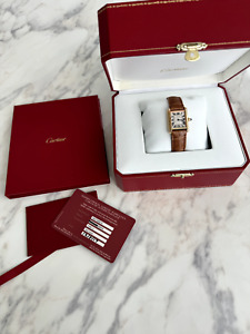 Cartier Tank Louis Rose Gold Small Women's Watch - WGTA0010