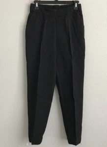 Isaac Mizrahi Petite 24/7 Stretch Pants w Pintuck - Black (Sz 0P) a628063 -- - Picture 1 of 4