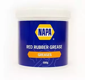 NAPA Red Rubber Grease Brake Caliper Pistons & Hydraulic Systems 500g - Picture 1 of 4