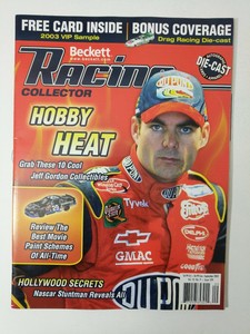 SEPTEMBER 2003 BECKETT RACING MAGAZINE JEFF GORDON COVER