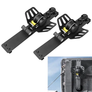 Retractable Truck Bed Ratchet Straps with S Hooks For 2009-2018 Dodge Ram 1500 - Picture 1 of 9