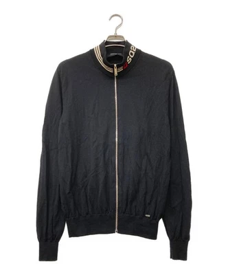 DSQUARED2 logo knit jacket Size: M Black Men - Image 1 of 4