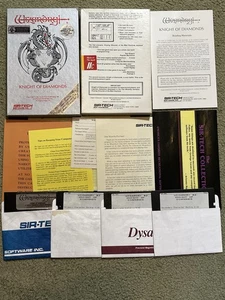 Jeu Wizardry Knight of Diamonds Second scénario 4 disques Sir-tech Apple Dos 3.3 ! - Photo 1/4