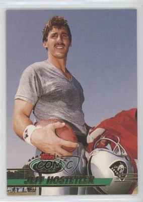 1993 Topps Stadium Club Jeff Hostetler #330 - Image 1 of 2