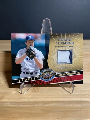 Memorabilia retrospectiva 2009 Upper Deck 20 aniversario reliquia de Roger Clemens Foto 1 de 2
