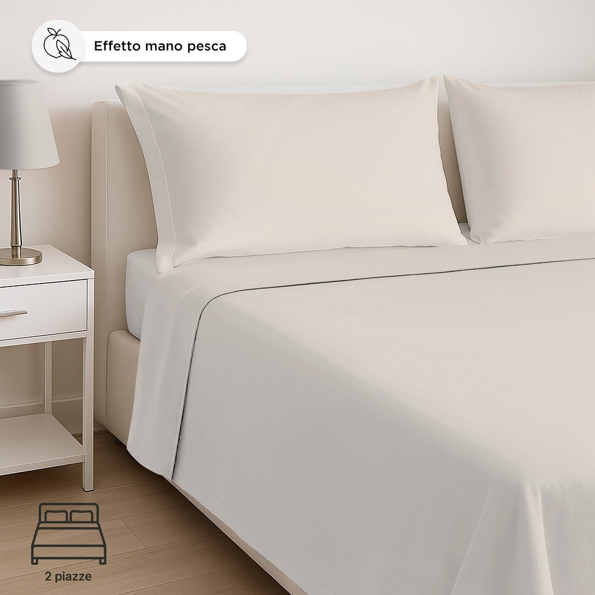 Set di lenzuola per bambini e ragazze, per camera da letto, con tasca profonda, con angoli, colore grigio e bianco, con 2 federe king size