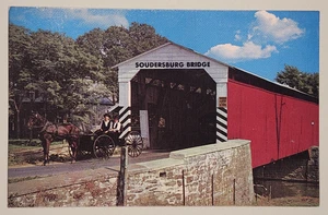 Postal de The Soudersburg Bridge - Pennsylvania - Imagen 1 de 2