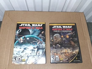 Star Wars Empire at War + Forces of Corruption PC Lot (2006) Komplett LucasArts - Bild 1 von 14
