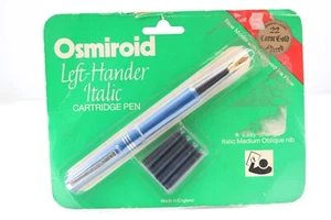 Pluma Estilográfica Oblicua Mediana Italica Zurda De Colección Osmiroid (Sellada) - Imagen 1 de 3