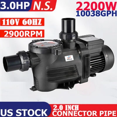 1.2/3hp High Speed Super Pump For In-Ground Swimming Pool Pump US SUPPLY - Image 1 of 4