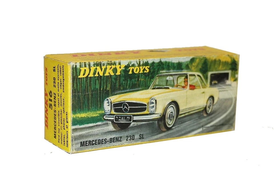 Dinky Toys boîte repro 516 mercedes 230 SL