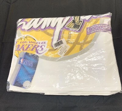 Toalla de vestuario 40,5"X22" campeona mundial 15x LA Lakers 2009 vintage Foto 1 de 4
