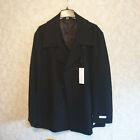 Calvin Klein Muizo Style Black 48R Overcoat Rrp 350 Us Dollars