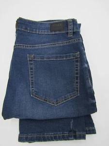 Jones New York Signature Lexington Caprijeans mit Manschetten Damen mittlerer Rise blau 10 - Bild 1 von 6