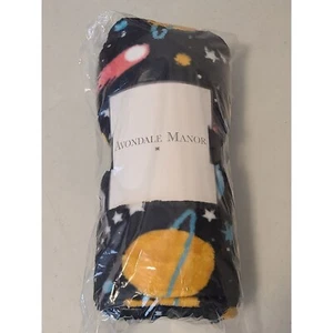 Outer Space Throw Blanket 50" x 60" Polyester Fleece, Avondale Manor, NEW - Picture 1 of 3