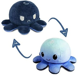 Octopus Plush Reversible Flip Stuffed Toy Soft Animal Home Accessories Baby Gift