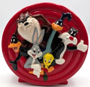 Vintage Looney Tunes Ceramic Coin Saving Bank, Reusable - Picture 1 of 8