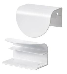 IKEA LATMASK Clip-On Handle, White, Aluminum 2⅜" / 60 mm (2 Pack) Orihginal New - Picture 1 of 3